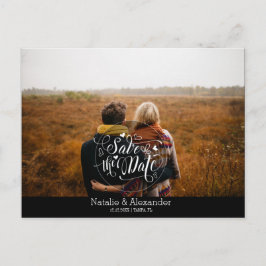 カスタム写真 |日付の保存 案内ポストカード