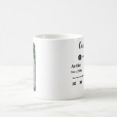 カスタム写真、歌、アーティスト コーヒーマグカップ (中央)