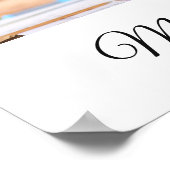 カスタム写真、氏名、学年 ポスター (角)