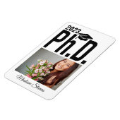 カスタム写真、氏名、学年 マグネット (左側)