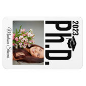 カスタム写真、氏名、学年 マグネット (横)