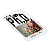 カスタム写真、氏名、学年 マグネット (右側)