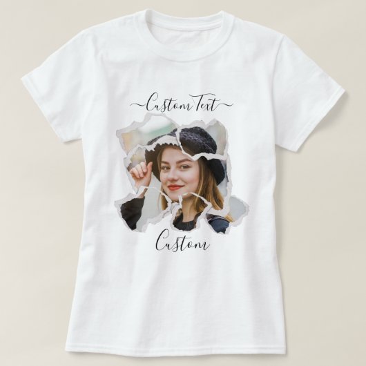 カスタム写真 海賊版 ヴィンテージ風 オリジナルグッズ Tシャツ (デザイン正面)