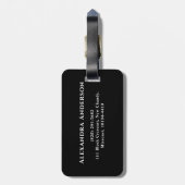 カスタム写真 |独自の荷札を作成 ラゲッジタグ (裏面縦)