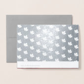 カスタム写真 |紅葉、トルコ感謝祭 箔カード (裏面封筒付き)