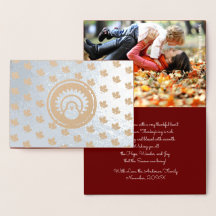 カスタム写真 |紅葉、トルコ感謝祭