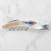 カスタム写真 – 自分のデザイン- パーソナライズされた ソムリエナイフ (裏面)