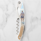 カスタム写真 – 自分のデザイン- パーソナライズされた ソムリエナイフ (正面)