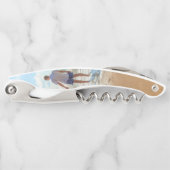 カスタム写真 – 自分のデザイン- パーソナライズされた ソムリエナイフ (正面)