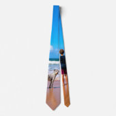 カスタム写真 – 自分のデザイン – 私は私のペットが大好き ネクタイ (正面)