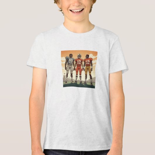 カスタム写真(自分の写真や文字を追加) kid トライブレンドＴシャツ (正面)