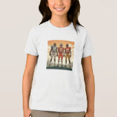カスタム写真(自分の写真や文字を追加) kid トライブレンドＴシャツ (正面)