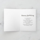 カスタム写真、誕生日カード カード (内部)