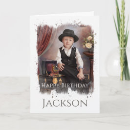 カスタム写真、誕生日カード カード