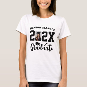 カスタム写真 高校卒業 Tシャツ
