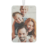 カスタム写真 – Drive Safe Mom カーエアーフレッシュナー (裏面)