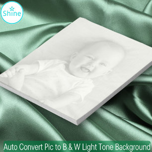 カスタム写真 PicをB & W LightToneに自動変換 ノートパッド