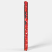 カスタム写真Add A Name Monogram Coralグリッター Samsung Galaxyケース (右側面)