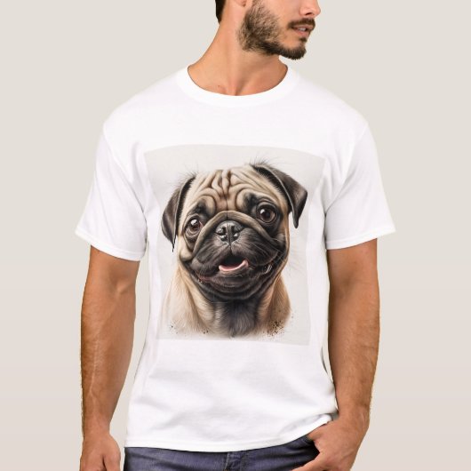 カスタム写真Add Your Own Dog Lover Pet Photo Tシャツ (正面)