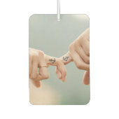カスタム写真Air Freshener Your Love Photos Gift カーエアーフレッシュナー (正面)