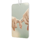 カスタム写真Air Freshener Your Love Photos Gift カーエアーフレッシュナー (左)