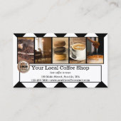 カスタム写真Coffee Beans名刺 ロイヤリティカード (正面)