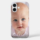 カスタム写真DIYパーソナライズされた可愛モダンい「愛」 Case-Mate iPhoneケース (裏面)