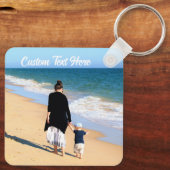 カスタム写真Keychainお使いの写真マお気に入りのム キーホルダー (裏面)