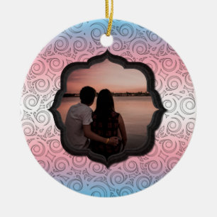 カスタム写真LGBTQトランスジェンダーのチストマ セラミックオーナメント