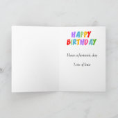 カスタム写真mom誕生日カード カード (内部)