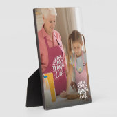 カスタム写真Nana Ever Graman Gift フォトプラーク (側面)
