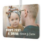 カスタム写真NoTexting引用文長身 カーエアーフレッシュナー (左)