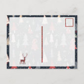 カスタム写真Oh Deer 2020年のクリスマス シーズンポストカード (裏面)