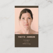 カスタム写真Qrコードロゴプロフェッショナルソファ 名刺 (正面)