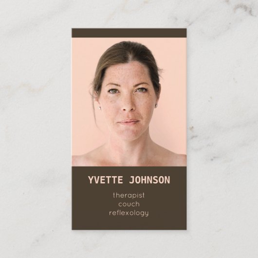 カスタム写真Qrコードロゴプロフェッショナルソファ 名刺 (正面)