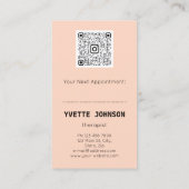 カスタム写真Qrコードロゴプロフェッショナルソファ 名刺 (裏面)