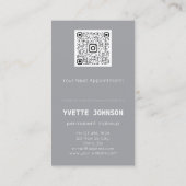 カスタム写真Qrコードロゴプロフェッショナル 名刺 (裏面)