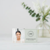 カスタム写真QRコード名刺 名刺 (スタンド正面)