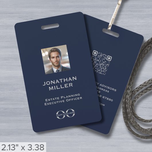 カスタム写真QRコード従業員IDバッジ バッジ