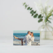 カスタム写真QRコードRSVPエンクロージャカード エンクロージャーカード (スタンド正面)