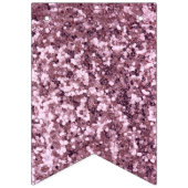 カスタム写真RoseGold Pink 2023グラッドパーティー バンティングフラッグ (第1の旗)