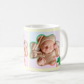 カスタム写真St. Patrick's 4Leaf Shamrock Frame Co コーヒーマグカップ (正面右)