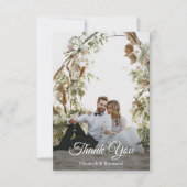 カスタム写結婚真 サンキューカード (正面)