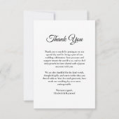 カスタム写結婚真 サンキューカード (裏面)
