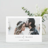 カスタム写結婚真 サンキューカード (スタンド正面)