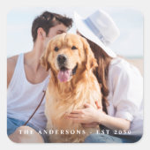 カスタム写結婚真 スクエアシール (正面)