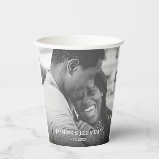 カスタム写結婚真 紙コップ (正面)