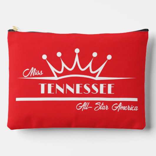 カスタム冠 | ページャントポケットサッシバッグ アクセサリーポーチ (正面)