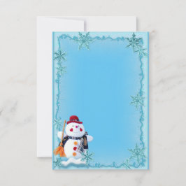 カスタム冬季ウェディング招待状 招待状