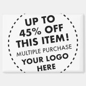 カスタム冷蔵庫用マグネット- 45%オフ一括ディスカ買イス マグネット (正面)